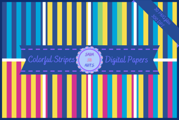 Download Seamless Stripes with Bright Colors - Premium Resources