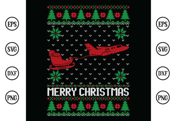 Download Airplane Christmas Ugly Sweater Design - Sweater Collection