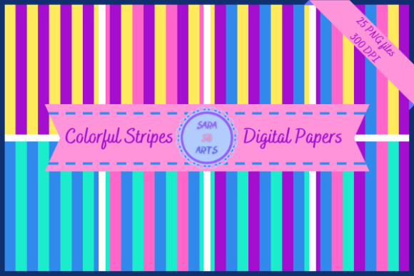 Download Seamless Stripes with Bright Colors - Premium Resources