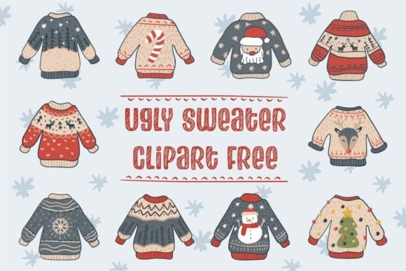 Download Ugly Sweater Clipart Free - Sweater Collection